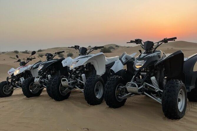 Desert Safari W/BBQ Dinner, Quad Bike, Camel Ride, & Sandboarding - Quad Bikes, Camel Ride, and Sandboarding Without the Hassle