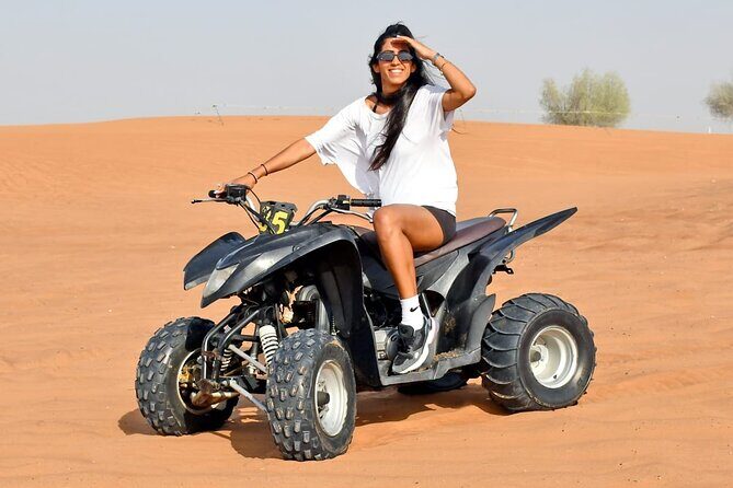 Desert Safari With 30 Mins Of Quad Bike Tour Camel Ride And BBQ - Price and what you’re really getting for $97.70