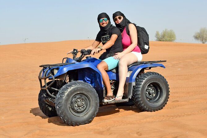 Desert Safari With 30 Mins Of Quad Bike Tour Camel Ride And BBQ - Quick practical tips to make your day smoother