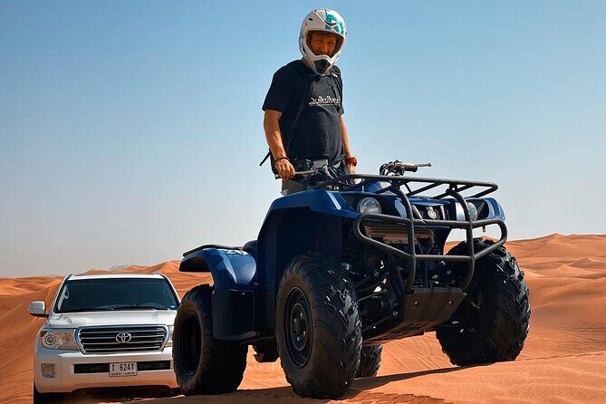 Desert Safari with 30 Minutes Quad Biking on High Red Dunes (Complete Package) - The core experience: quad biking first, dunes second