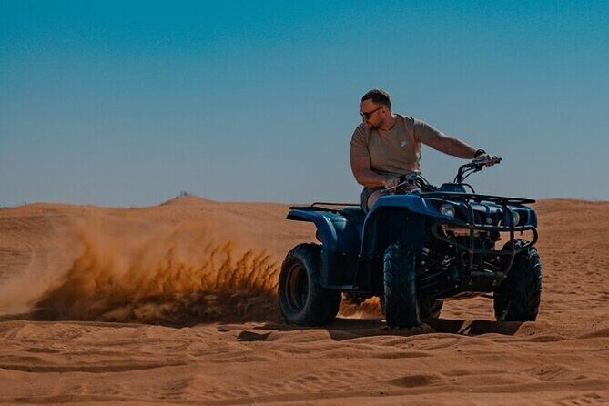 Desert Safari with 30 Minutes Quad Biking on High Red Dunes (Complete Package) - Sunset photostop: how to get your best desert photos