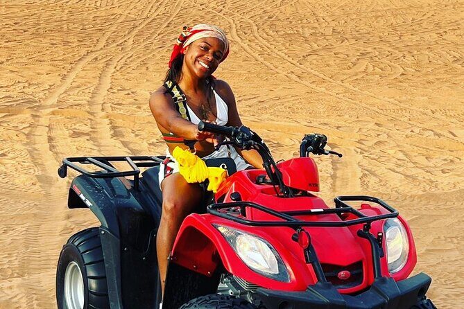 Desert Safari with BBQ Dinner and Camel Ride - The Dune-Bashing and Sand-Sliding Part (What You Actually Get)