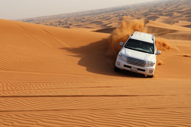 Desert Safari with BBQ Dinner (Sharing/Private) - Sandboarding: the simple way to feel like you own the dunes