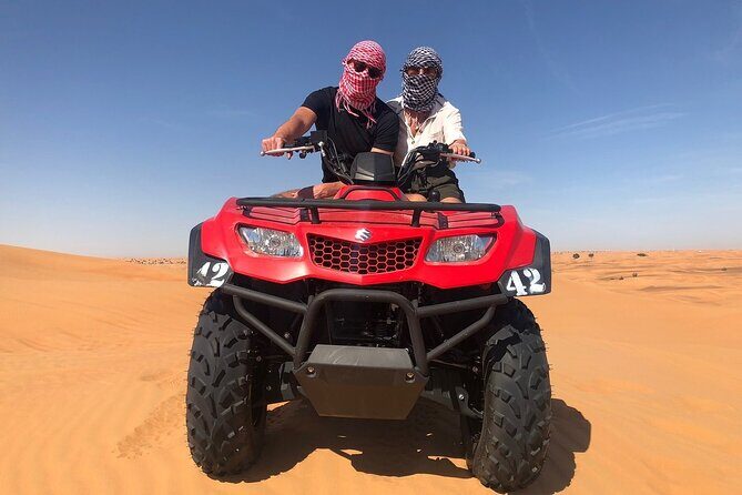 Desert Safari with Quad Bike, 4x4 Dune Bashing and Camel Ride - Quick hits for this Dubai desert safari