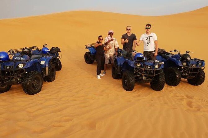 Desert Thrills: Evening Safari with Quad Bike & Camp Activities - The Guides and the Photo Advantage (Kalifa, Ahsan, Azmat)