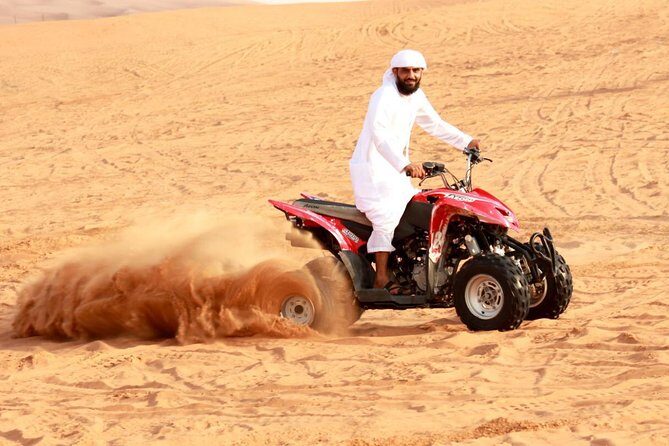 Desert Thrills: Evening Safari with Quad Bike & Camp Activities - Lahbab Quad Biking: 25 Minutes on the High Dunes