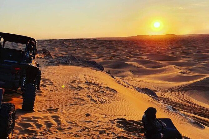 Desert Tour by ATV OR Buggy Self-drive, BBQ Dinner and Camel Ride - Al Aweer Desert Camp: Henna, Falcon Photos, Shisha, and Camel Time