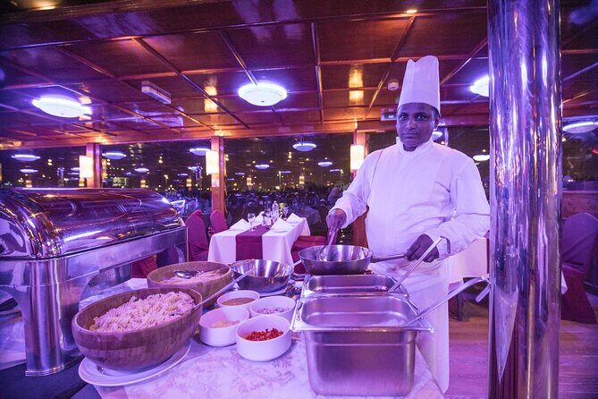Dhow Cruise Creek - Boat Comfort: Plush Interiors and Air-Conditioned Sanity