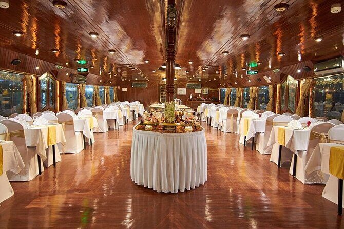 Dhow Cruise Dinner Dubai Marina - Dance, Music, and the Night Atmosphere (Tanoura Included If Permitted)