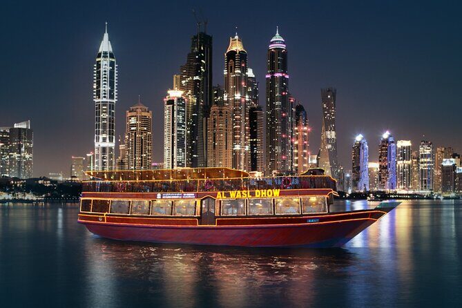 Dhow Cruise Dinner in Creek with Transfer - The onboard show: tanura plus live music and dance energy
