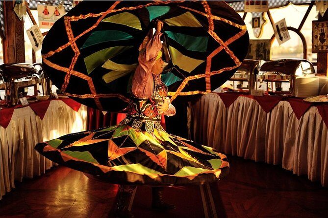 Dhow Cruise Dinner with Entertainment - On the Dhow: Drinks, Music, Tanoura, and the Night-Glow Pace