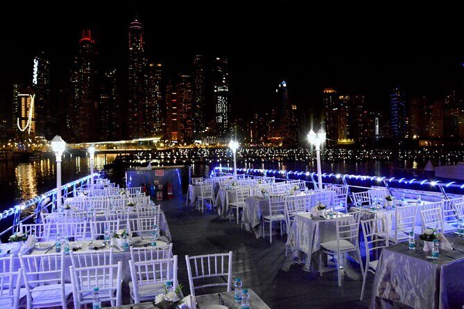Dhow Cruise with Dinner at Dubai Marina - Entertainment onboard: live music, dance, and the Dubai night feel