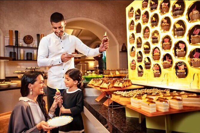 Dinner at Kaleidoscope in Atlantis the Palm with Transfers Option - Entering the Dining Zone: Live Stations, Lagoon Access, and Seating Choices