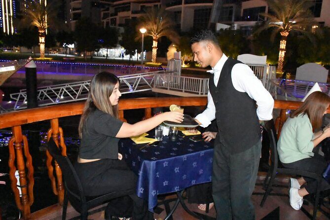 Dinner Cruise Marina with Transfers - Stop 3: Dubai Marina Walk night view—when sightseeing slows down