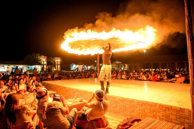Dinner in the Desert with Traditional Show & Optional Activities - Belly dancing and tanoura: the night’s big payoff
