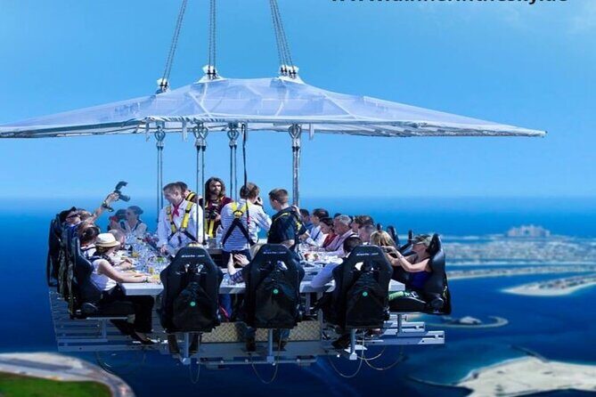 Dinner In The Sky at Dubai Marina with Optional Transfers - The lift and safety routine: it’s thrill with guardrails