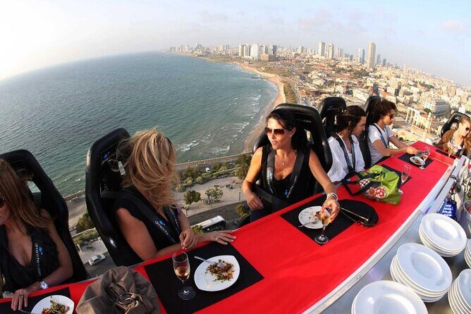 Dinner In The Sky at Dubai Marina with Optional Transfers - The meal: Middle Eastern flavors served in the air