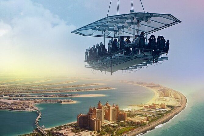 Dinner in the Sky Dubai Culinary Experience Above the Clouds - Dinner 50 Meters Up: The What-You-See Moment