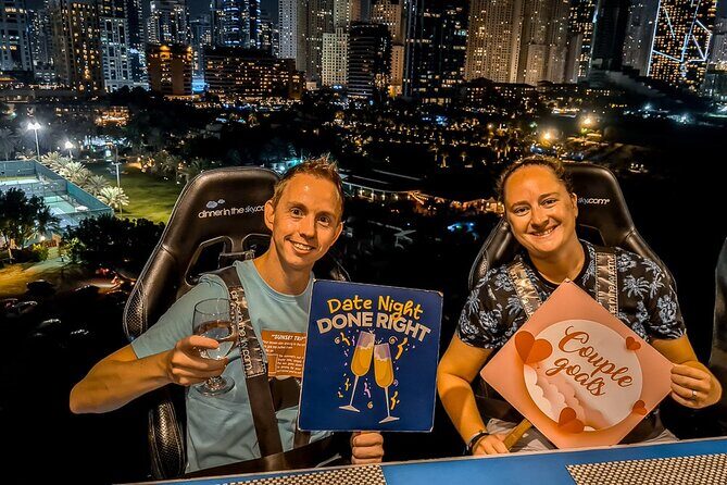 Dinner in the Sky Dubai Culinary Experience Above the Clouds - Getting There: The Al Sufoh Meeting Point and Pickup Option