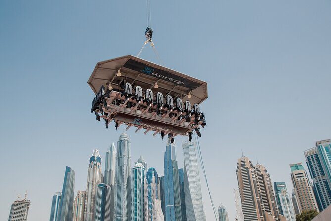 Dinner in the Sky Dubai - with Transfers Option - Your 50-meter table: how the views work in real life