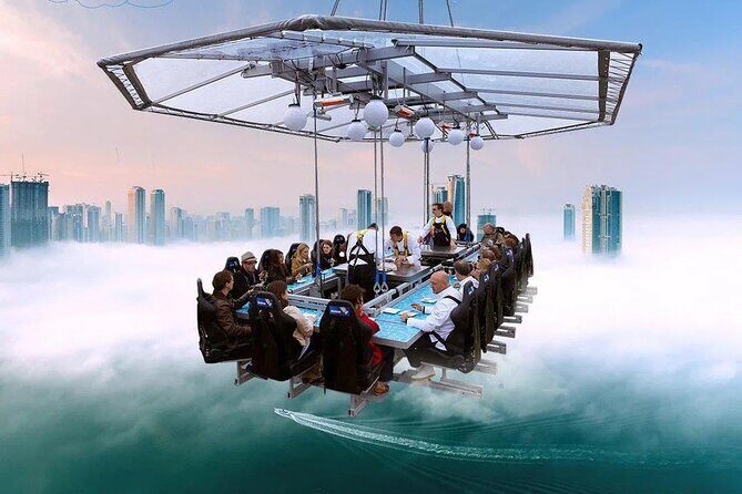 Dinner in the Sky with Optional Private Transfers - Your 90 Minutes: Three Courses Served With Skyline Views