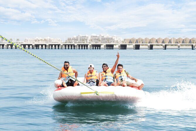 Donut or Sofa Boat Ride Watersport Tour Package in Dubai - Sea Life WaterSports Dubai at Dubai Harbour: where the day starts