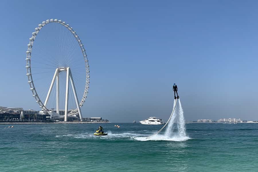 Dubai: 15 or 30-Minutes Flyboarding Experience - Flyboarding Over JBR: What It Feels Like in 15–30 Minutes