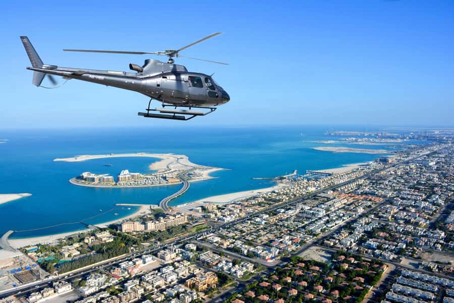 Dubai: 22-Minute Helicopter Flight - Palm Jumeirah and Atlantis: seeing the full shape, not just the postcard