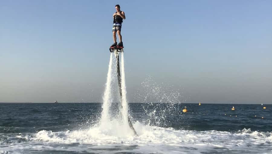 Dubai: 30-Min Flyboard with Burj Al Arab View & Soft Drink - Yoush Water Sports Jetski: where the fun actually starts