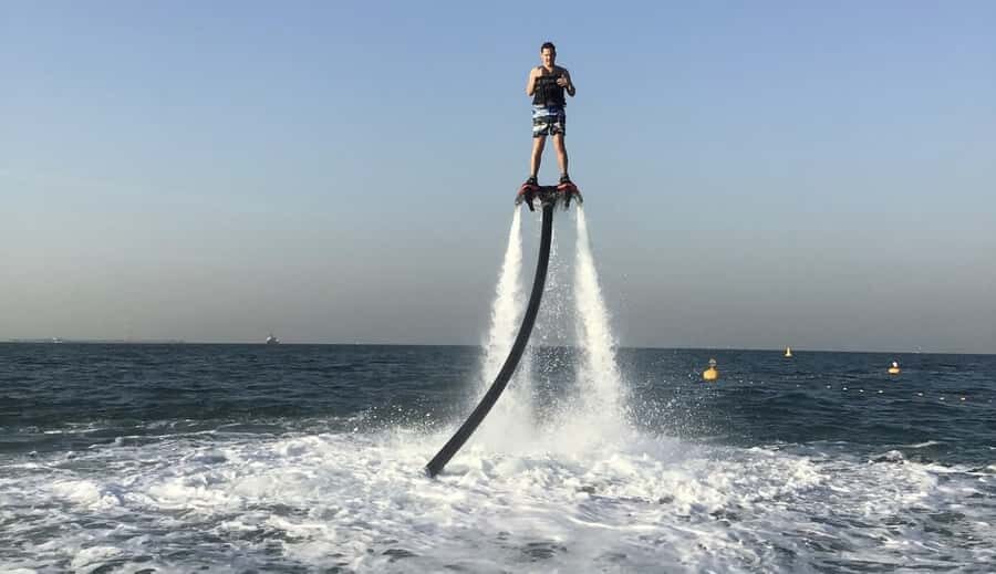 Dubai: 30-Min Flyboard with Burj Al Arab View & Soft Drink - Burj Al Arab from the water: the view payoff is the point