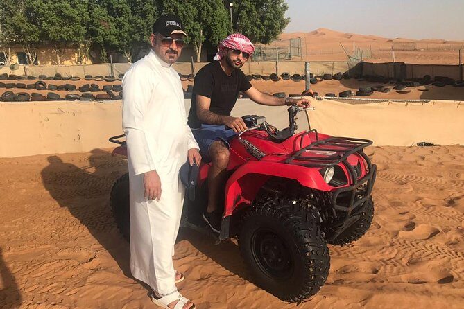 Dubai 30 mins Quad Bike with Evening Safari and ferrari world - Dinner and included drinks: what matters day-to-day