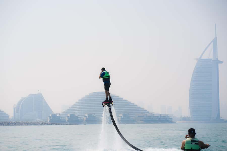 Dubai: 30-minute Flyboard with Instructor and Free Ice Cream - Instructor Quality: Why Names Like Malik and Faizan Keep Coming Up