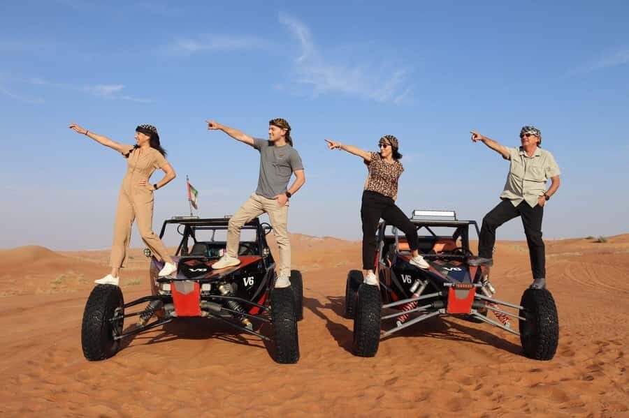 Dubai: 3000cc V6 Dune Buggy & Sandboarding -Private Tour - Getting from Dubai to Lahbab: pickup that lowers your stress