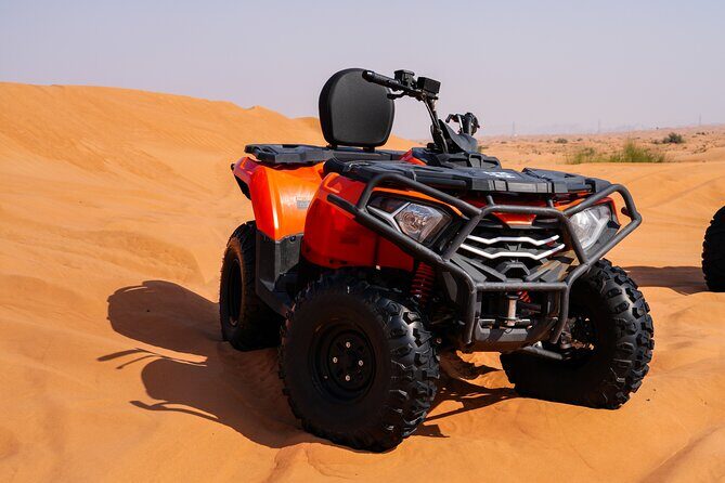 Dubai 4-5 hours Private Quad Bike Tour, Camel Ride and Softdrinks - Pickup From Dubai and Sharjah: Getting Out There Without the Headache