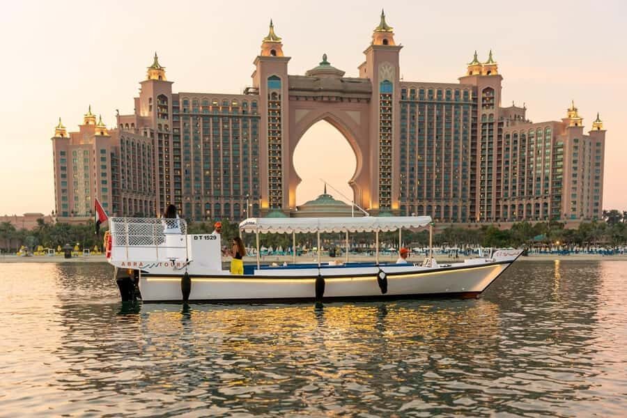 Dubai: Abra Boat Tour in Atlantis, Palm, Ain Dubai & Marina - Onboard comfort: the little things that make the cruise better