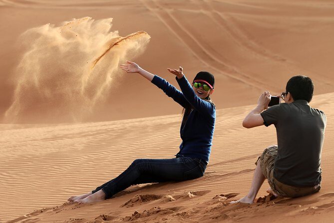 Dubai: Adventure Evening Desert Safari, Camel Ride, Shows & BBQ Dinner - Camel Ride + Camel Feeding: The Animal Time That Breaks Up the Noise