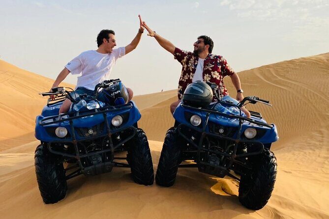 Dubai: Adventure Quad Bike Safari, Camel Ride & Refreshments - Pickup timing, WhatsApp contact, and Port Rashid logistics