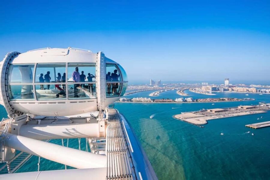 Dubai: Ain Dubai Wheel, Blue Mosque & Half-Day Guided Tour - Ain Dubai Wheel and Bluewaters Island: The Best Skyline Finish