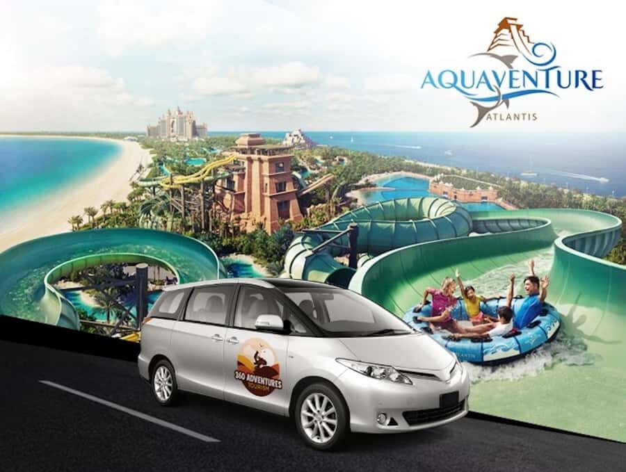 Dubai: Atlantis Aquaventure Tickets with Hotel Transfers - The Thrill Rides: Leap of Faith and the Big-Slide Momentum