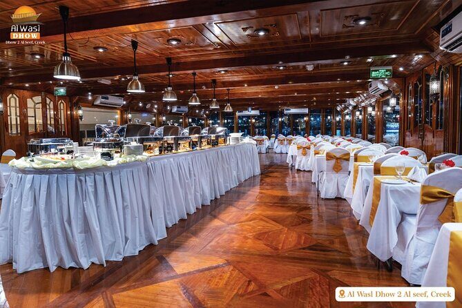 Dubai Best Dhow Cruise Dinner Buffet (Multi Cusine) - Entertainment and Atmosphere: Tanora Dance, Puppet Show, and Music
