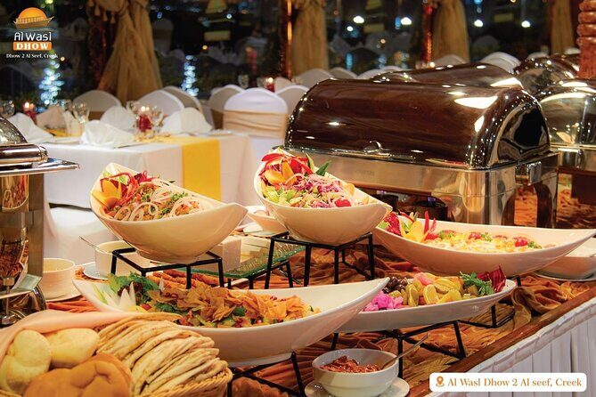Dubai Best Dhow Cruise Dinner Buffet (Multi Cusine) - The 2-Hour Flow: Souk Al Seef Boarding to Creek Landmarks