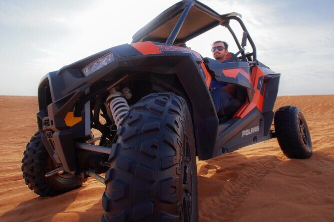 Dubai Buggy Tour in red sands and Desert Safari - Dubai Pickup, Business Bay Start, and Air-Conditioned Comfort