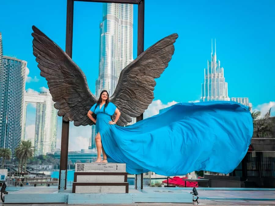 Dubai: Burj Khalifa Flying Dress Videography Shoot - Why this shoot is more than a photo op