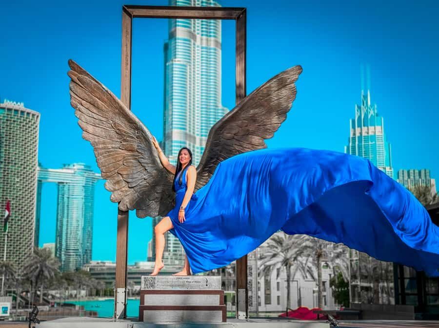 Dubai: Burj Khalifa Flying Dress Videography Shoot - Downtown Dubai stops: what you’ll photograph and why each one matters
