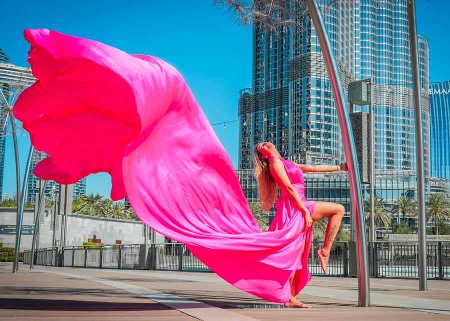 Dubai: Burj Khalifa Flying Dress Videography Shoot - Coordination issues to watch for (so you don’t lose your momentum)