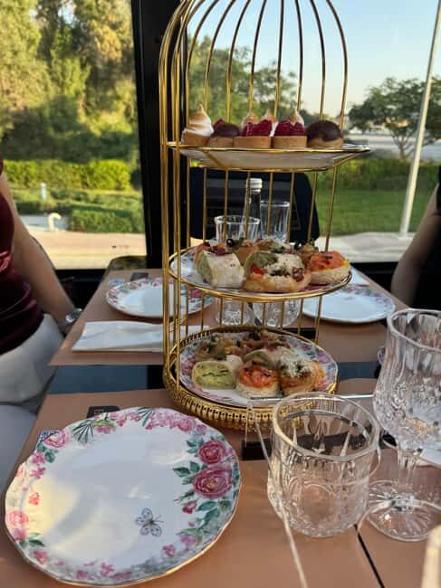 Dubai: Bustronomy Panoramic Afternoon Tea City Tour - A full afternoon tea program, served with skyline views