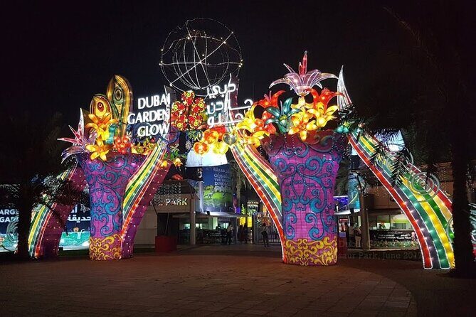 Dubai by Night City Tour - Dubai Frame, Glow Park, and DIFC’s Different Mood