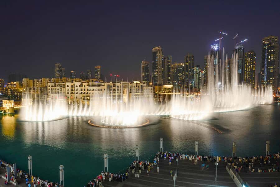Dubai by Night City Tour with Fountain Show - Night Dubai, in one tight plan