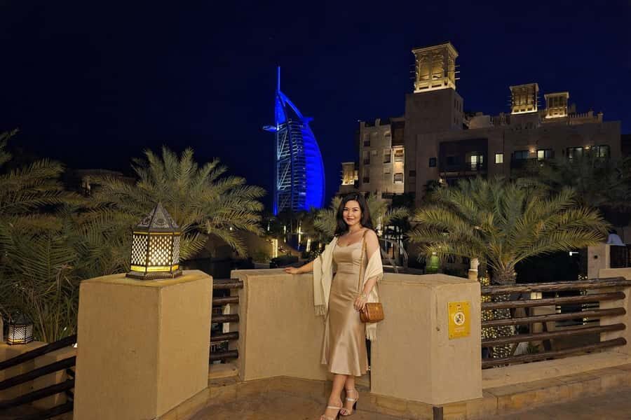 Dubai by Night with Burj Khalifa Entrance Ticket - Dubai Marina: Where the Skyline Looks Like a Movie Set