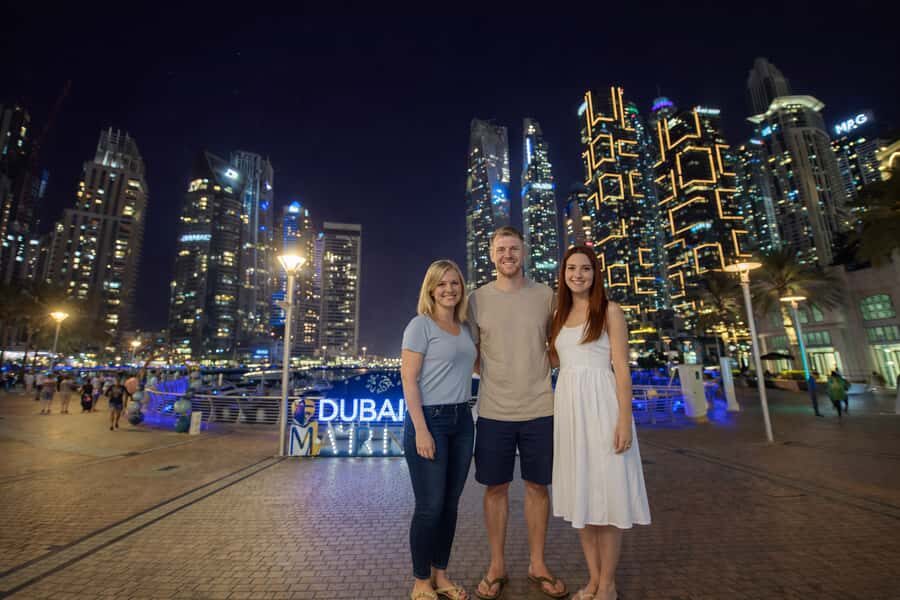 Dubai by Night with Burj Khalifa Entrance Ticket - Palm Jumeirah and Atlantis: The Manmade Island That Changes the View